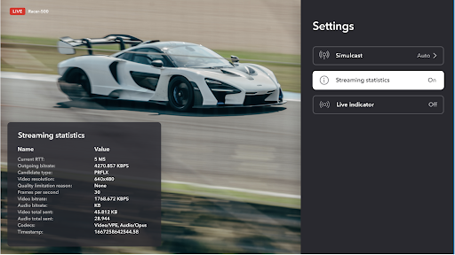 Dolby.io Interactive Player RN ekran görüntüsü
