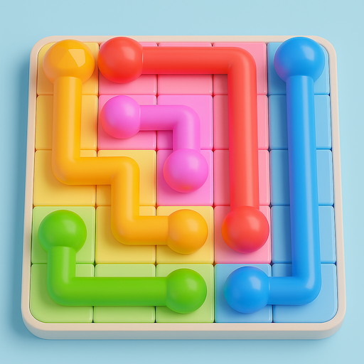 Two Color Dots: Connect Puzzle