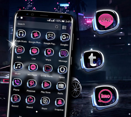 Sports Car Launcher Theme ekran görüntüsü