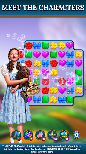 The Wizard of Oz Magic Match 3 ekran görüntüsü