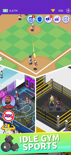 Idle GYM Sports ekran görüntüsü