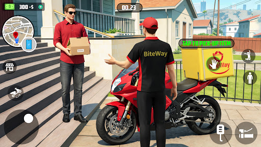 Fast Food Delivery Rider Sim ekran görüntüsü