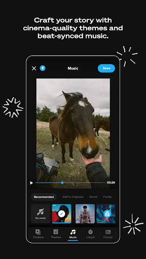 GoPro Quik: Video Editor ekran görüntüsü