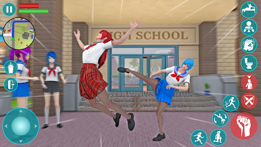 High School Anime Simulator 3D ekran görüntüsü