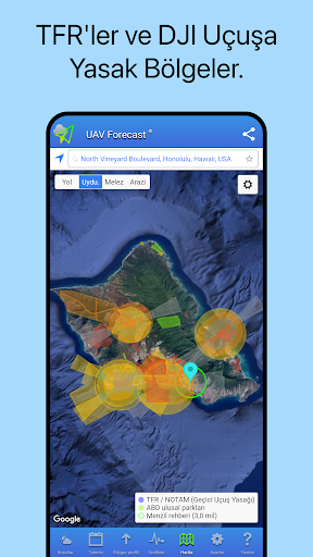 UAV Forecast dronlar için ekran görüntüsü