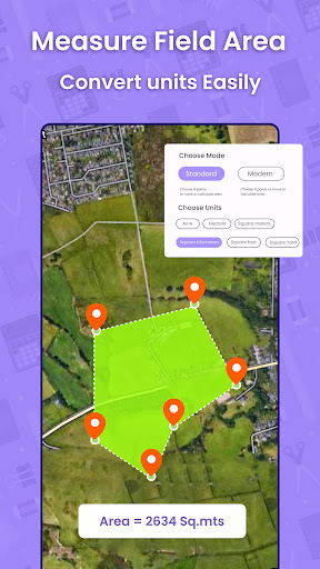 GPS Area Measure Calculator ekran görüntüsü