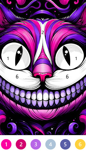 Macabre Color Paint By Number ekran görüntüsü