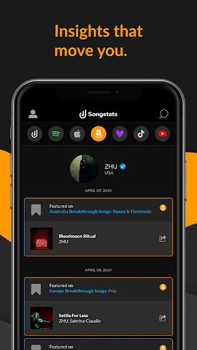 Songstats: Music Analytics ekran görüntüsü