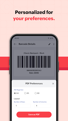 Barcode & QR Code Generator ekran görüntüsü