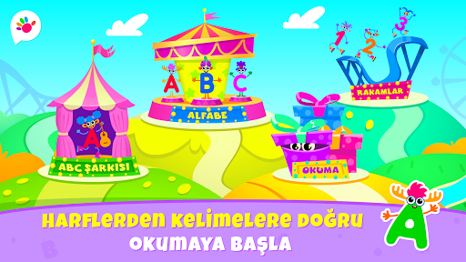 Alfabe okuma yazma öğreniyorum ekran görüntüsü