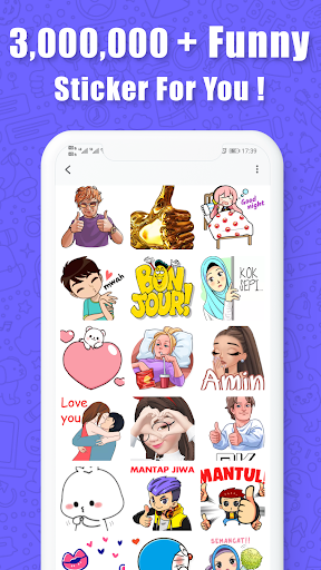 Anim live sticker-WAStickerApp ekran görüntüsü