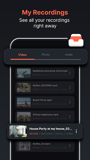 Background Recorder Camera ekran görüntüsü
