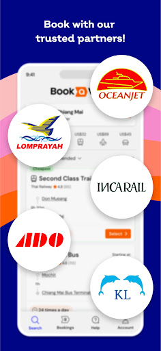 Bookaway ekran görüntüsü