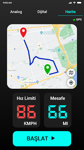 GPS Hız göstergesi - Odometer ekran görüntüsü