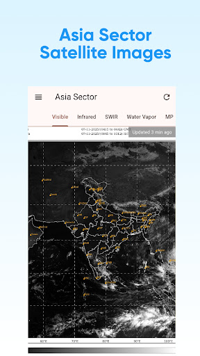 India Satellite Weather ekran görüntüsü
