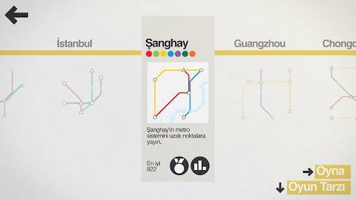 Mini Metro ekran görüntüsü