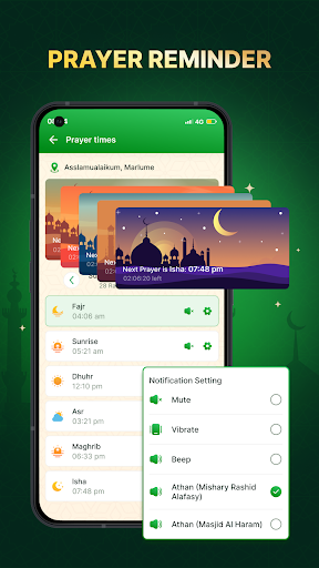 Quran & Qibla: Muslim Prayer ekran görüntüsü