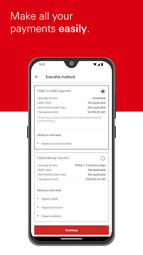 HSBC US ekran görüntüsü