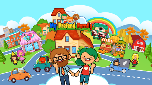 My Pretend Home & Family Town ekran görüntüsü