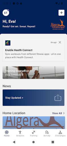 Algera Fitness ekran görüntüsü