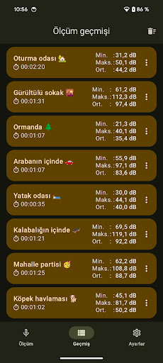 Gürültü Ölçer ekran görüntüsü