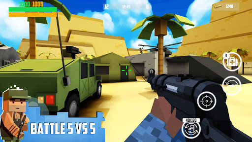 Block Gun 3D: FPS Shooter PvP ekran görüntüsü