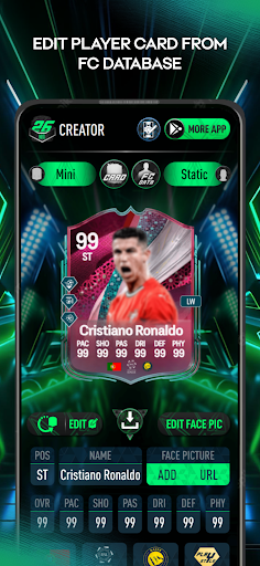 FC 26: FUT Card Creator ekran görüntüsü