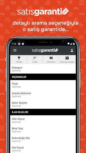 Satış Garanti ekran görüntüsü