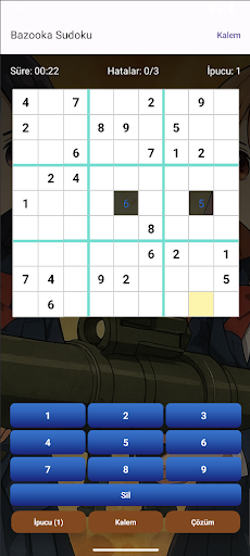 Bazooka Sudoku 12x12 9x9 ekran görüntüsü