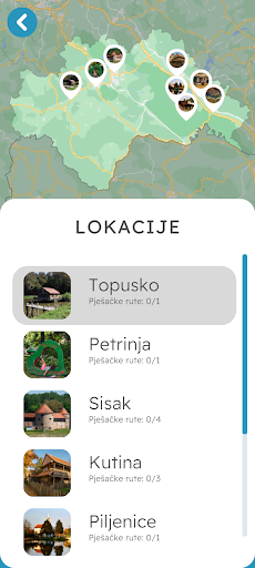 Pješačke staze SMŽ ekran görüntüsü