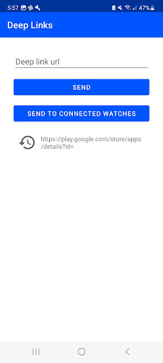Deep Link for Wear / Phone ekran görüntüsü
