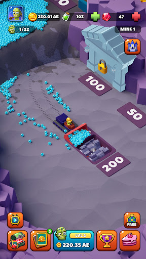 Idle Zombie Miner: Gold Tycoon ekran görüntüsü