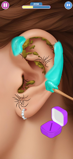 ASMR cilt bakımı oyunu ekran görüntüsü
