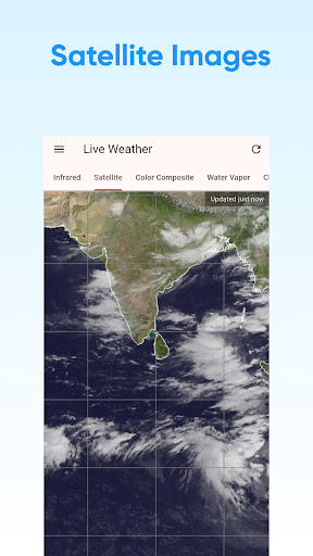 India Satellite Weather ekran görüntüsü
