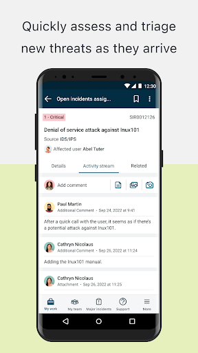 ServiceNow Agent ekran görüntüsü