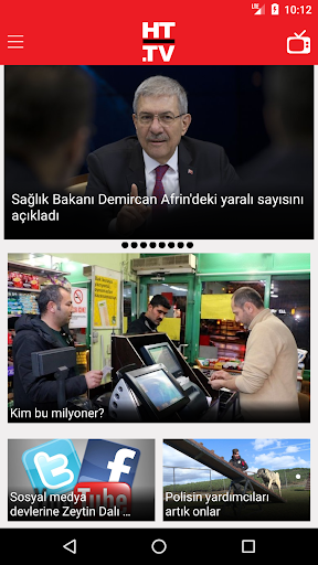 Haberturk TV ekran görüntüsü