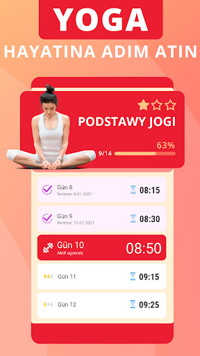 Yeni başlayanlar için yoga ekran görüntüsü