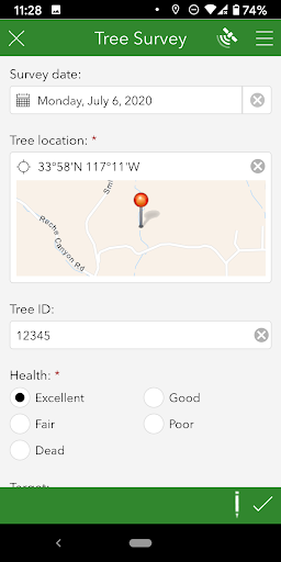 ArcGIS Survey123 ekran görüntüsü