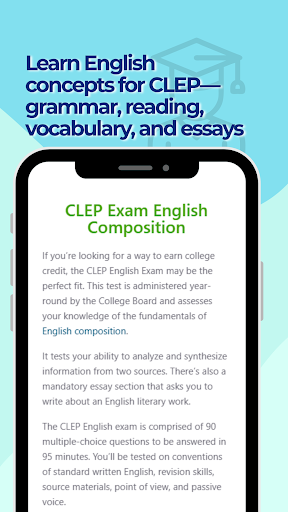 CLEP English Practice Test ekran görüntüsü