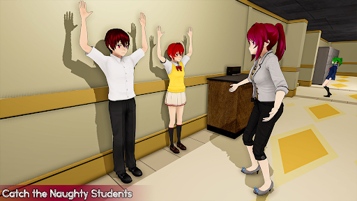 Anime Kız Sanal Okul Hayatı ekran görüntüsü