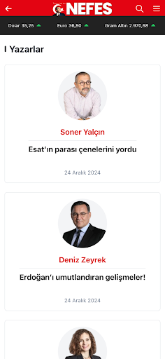 Nefes Gazetesi ekran görüntüsü