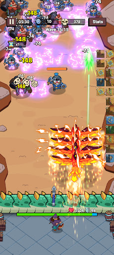 Fluffy Backpack: Merge Defense ekran görüntüsü