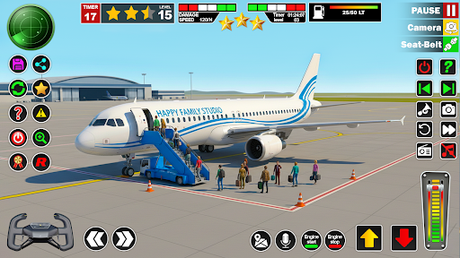 Passenger Airplane Flight Game ekran görüntüsü