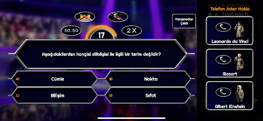 Milyoner 2025 Bilgi Yarışması ekran görüntüsü
