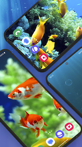 3D Fish Tank Live Wallpaper ekran görüntüsü