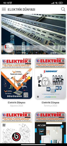 Elektrik Dünyası Dergisi ekran görüntüsü