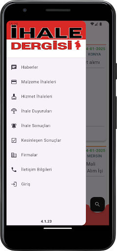 İhale Dergisi ekran görüntüsü