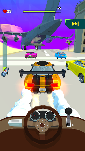 Crazy Rush 3D - Araba Oyunları ekran görüntüsü