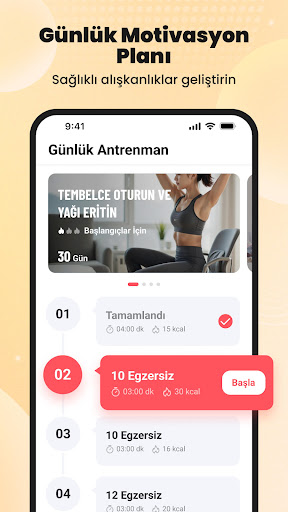 Evde Tembel Egzersiz ekran görüntüsü