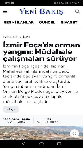 Yeni Bakış ekran görüntüsü